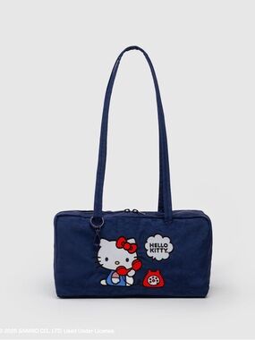 BAGGU Embroidered Hello Kitty Phone Nylon Bowler Bag